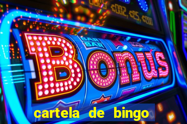 cartela de bingo cha de panela